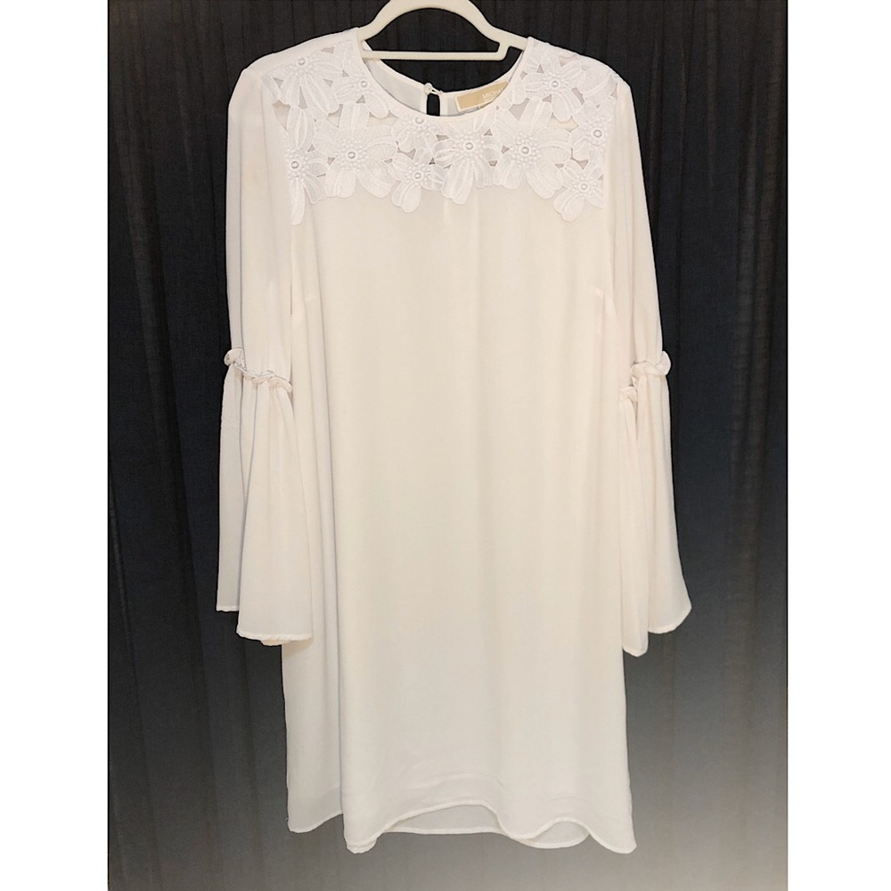 Michael Kors White Appliqué Dress